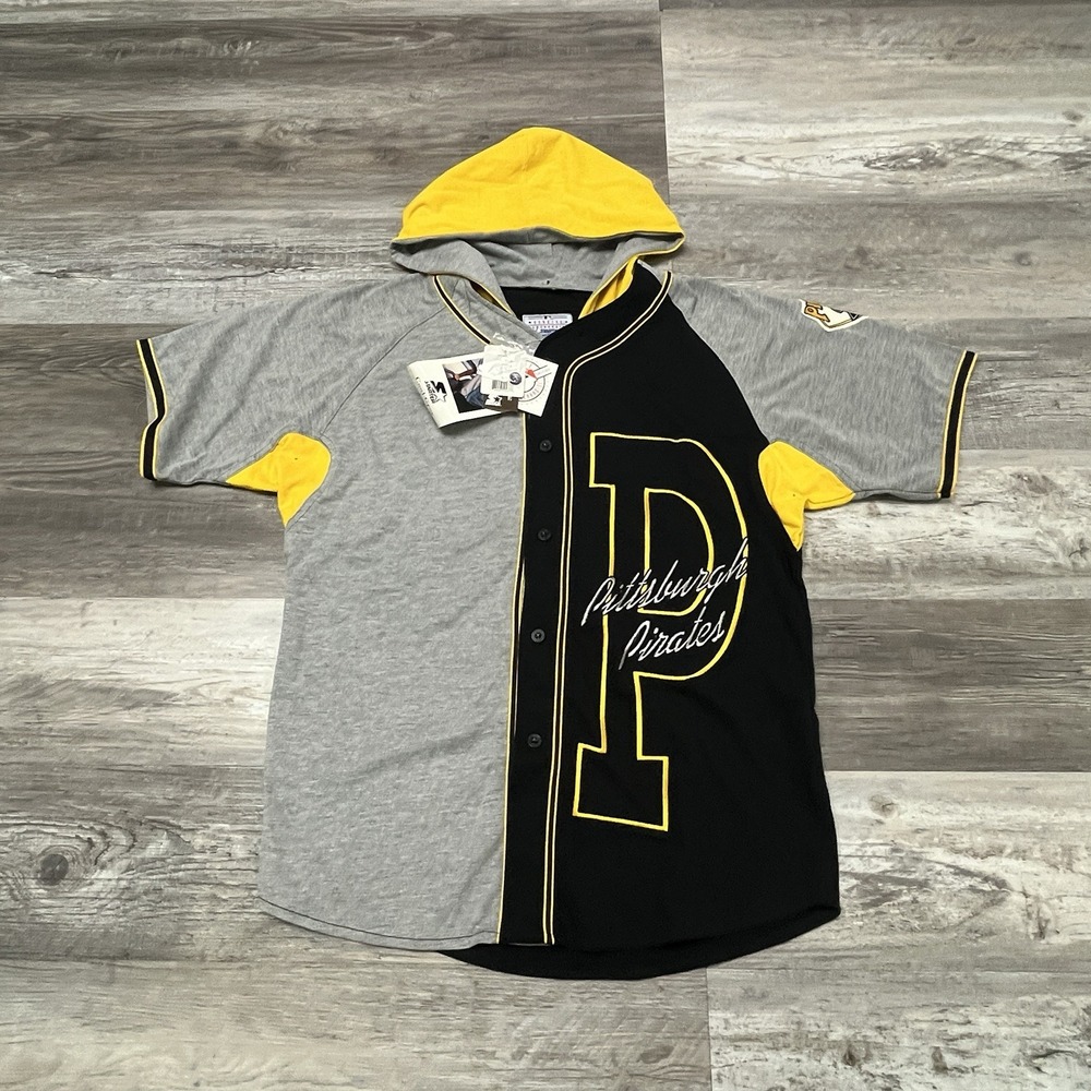Pittsburgh Pirates Starter Jersey Vintage NEW DEADSTOCK Jersey Patch Cool Grey L